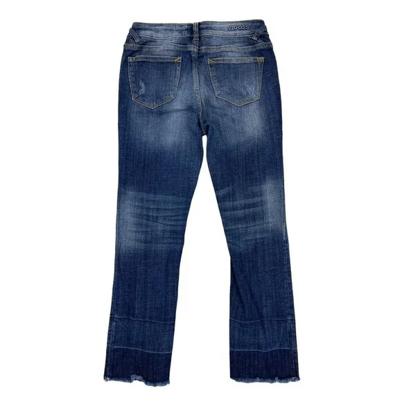 Vigoss Jagger Straight Crop Jeans 26x26 High Rise Button Fly - Picture 2 of 8
